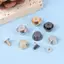 TMOY 10 Bộ Túi Kim Loại Chân Đáy Đinh Tán Cho DIY Da Đinh Tán Túi Bảo Vệ Mặc Đinh Tán Cho Túi Đáy Túi Thắt Lưng Phụ Kiện TMOY