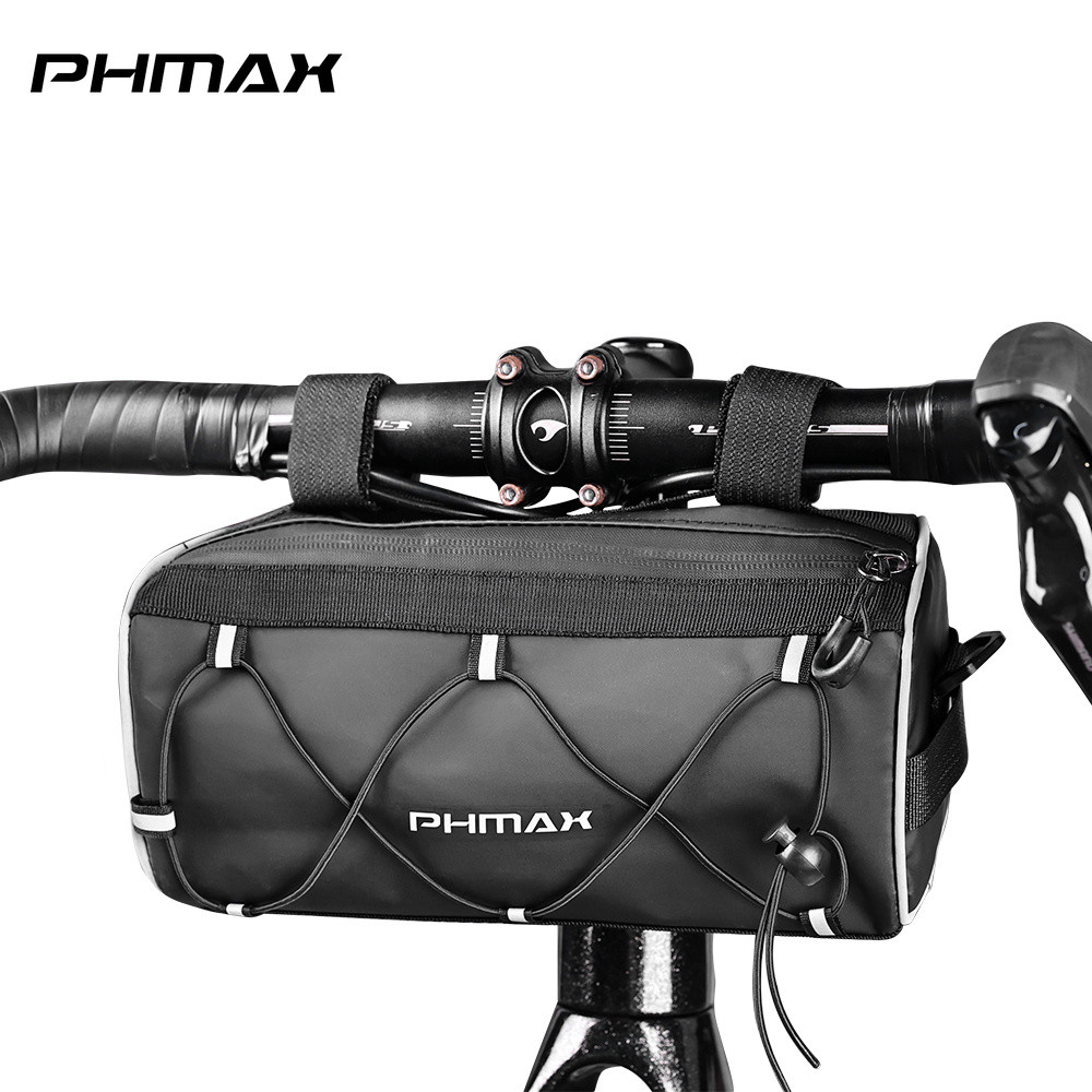 Túi đựng tay lái xe đạp chống nước PHMAX Dung tích 2L Túi đựng xe đạp có thể tháo rời Túi đựng xe đạp ngoài trời