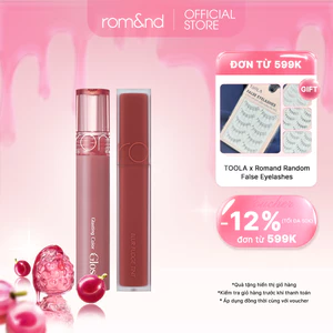 Combo Son Kem Blur Fudge Tint + Son Bóng Romand Glasting Color Gloss