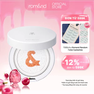 Kem chống nắng dạng cushion nâng tông da, kiềm dầu Romand Back Me Tone Up Sun Cushion SPF50+ PA++++ 11g