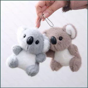 YT4 Ngồi Koala Sang Trọng Búp Bê Quà Tặng Cho Bé Gái Trang Trí Nhà Đồ Chơi Nhồi Bông Móc Khóa Cho Trẻ Em Bộ Sưu Tập