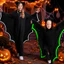 THEGIRL8B Dạ Quang Bat Body, Áo Đa Năng Dơi Reaper Áo, Punk Hộp Đêm Thanh Trang Phục Hóa Trang Halloween Trẻ Em Mũi Halloween Trang Phục Hóa Trang