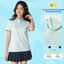 Áo polo nữ YODY ponte roma cool dáng suông chạm mát tức thì siêu co giãn WAPO25S014