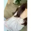 Phong cách Nhật Bản Cổ Sọc Pure Desire Girl Sling Mùa hè Ngọt Ngào Dịch vụ tại nhà Nơ Cô gái mềm mại Áo Vest cay ngọt ngào