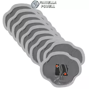 FANIELLAPOWELL 10 Miếng Dán Sửa Chữa Lốp, Miếng Dán Sửa Chữa Lạnh Sửa Chữa Đâm, 115 / 128 / 170mm Bias Ply Cao Su Không săm Miếng Dán Tự Động Shop Nhân Viên Bảo Trì