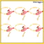Khăn ăn nhiệt đới Trang trí khăn ăn Đồ dùng dự tiệc Hawaii Flamingos 6 chiếc khxinggao