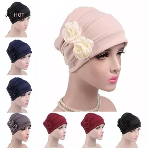 JULYHOT Nữ Hijab Turban Mũ Nữ Ung Thư Hóa Trị Tóc Mũ Đầu Khăn Quấn Bao Massivedeals