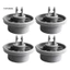 < CarFashion > dành cho Bosch / cho Siemens / cho Neff 165314 4 Con Lăn Bát Đĩa Nhựa Chịu Lực