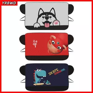 YRBWD Cửa Sổ Trước Frost Chăn, Vỏ Cách Nhiệt Hoạt Hình Chống Sương Mù, Chống Tuyết Làm Dày Kính Chắn Gió Tuyết Bao Vải Frost