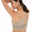 S-3XL Áo ngực thể thao đeo vai đơn nữ Push Up Running Yoga Wireless Gym Vest Tops
