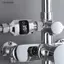 Ziyulinyuk Phòng Tắm Kỹ Thuật Số Vòi Tắm Nhiệt Kế Màn Hình LED Chính Xác Kiểm Tra Nhiệt Độ Nước Cho Bé Tắm VN