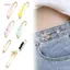 PNPIA- Chân kim loại có thể tháo rời Quần buộc Pin Nút có thể thu vào May-Free Bules cho quần jean Perfect Fit Giảm eo