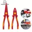 Kìm nhựa cách nhiệt rắn Nhíp 1000V Tay cầm chống trượt điện áp cao chống trượt Kìm dây cách điện Kìm mũi kim VN