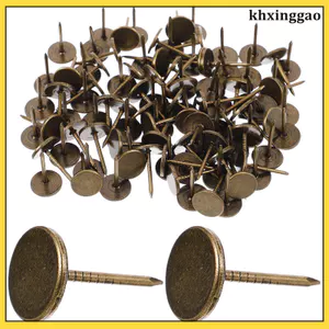 150 Chiếc Sofa Tack Hạng Nặng Tacks Trang Trí Vintage Bọc Đồng Phẳng Cho Đồ Nội Thất Gỗ Phụ Kiện khxinggao