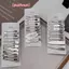 8 Chiếc Kẹp Tóc Bé Gái Kim Loại Bạc Dubill Kẹp Tóc Nữ Bên Nổ Nữ Nữ Barrettes Phụ Kiện Tóc