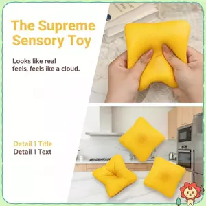 BPA Bánh mì nướng miễn phí Bánh mì nướng tăng chậm Đồ chơi bóp mềm Giảm căng thẳng Fidget Đồ chơi an toàn cho trẻ mới biết đi Trẻ em chơi