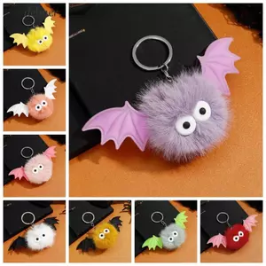 DELMER Halloween Móc Khóa, Sang Trọng Móc Khóa Túi Mặt Dây Sang Trọng Bát Búp Bê Móc Khóa, Túi Dễ Thương Quyến Rũ Vòng Chìa Khóa Mặt Dây Sang Trọng