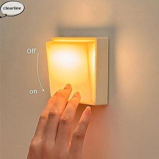Đèn ngủ Led CLEARLINE, Đèn ấm áp Công tắc từ tính Đèn ngủ, Trang trí phòng tối giản Đèn ngủ treo tường sạc USB Phòng ngủ