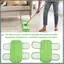 2 Chiếc Lau Nhà Phẳng Ướt / Khô Vải Microfiber Tầng Cây Lau Nhà Thay Thế Cho Máy Quét Swiffer Có Thể Giặt Dễ Dàng Thay Thế