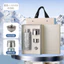 Cốc giữ nhiệt từ tính titan nguyên chất 00616|Cốc trà hầm gia đình 410ml có tách trà|Thiết kế bìa từ tính đám mây đôi|Hộp Quà Cao Cấp Giữ Ấm Giữ Ấm Lạnh Trong Hơn 6 Giờ