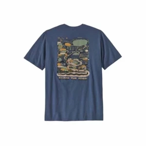 Hàng sẵn Pa -- Ta retro đỉnh núi họa tiết in họa tiết mềm mại cổ tròn cao cấp Unisex Bán chạy