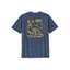 Hàng sẵn Pa -- Ta retro đỉnh núi họa tiết in họa tiết mềm mại cổ tròn cao cấp Unisex Bán chạy