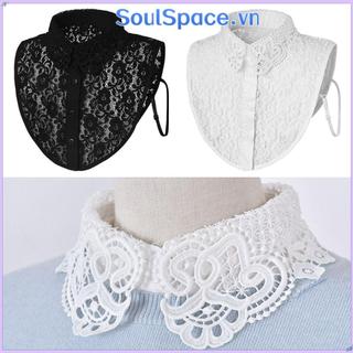 SoulSpace Cổ giả tháo rời ren DIY, phù hợp với quần áo điều chỉnh cho bé gái và nữ