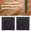 Mũ nhựa vuông 80mm x 80mm Ống chèn ống đầu cắm 2 miếng