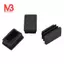 20 Chiếc Nhựa Hình Chữ Nhật Cuối Nắp 30mm x 20mm Ống Ren Chèn Chân Cao Su