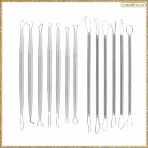 Dụng cụ đất sét Polymer Dụng cụ điêu khắc gốm sứ Khắc ruy băng Dây cuối vòng Bộ dụng cụ đất sét