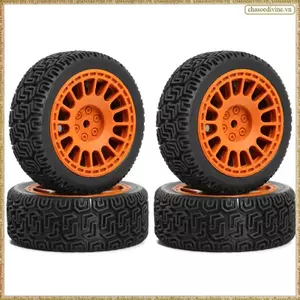 4 Lốp Xe Cao Su 68mm -Tires Cho XV01 XV02 TT01 TT02 PTG-2 1 / 10 RC Racing Xe Nâng Cấp Phần