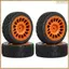 4 Lốp Xe Cao Su 68mm -Tires Cho XV01 XV02 TT01 TT02 PTG-2 1 / 10 RC Racing Xe Nâng Cấp Phần