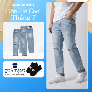Quần Jeans Nam ICONDENIM Ống Suông Elevyn Form Straight QJID0272