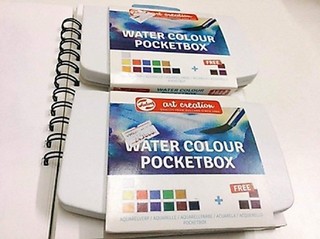 SET MÀU NƯỚC WINSOR NEWTON COTMAN/ ART CREATION 12 MÀU [tặng kèm hộp đựng pallete] 🌻🐻