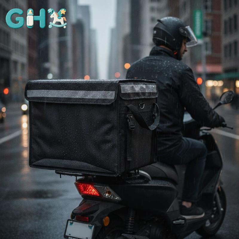 Túi giao hàng cách nhiệt chống nước GHX Thi 22L 32L Chống rò rỉ có dây đeo vai để cắm trại ngoài trời Bữa ăn mang theo VN