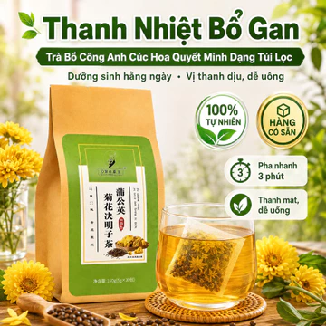 🔥Giá sốc🔥Trà Bồ Công Anh Cúc Hoa Quyết Minh | Trà thanh nhiệt bổ gan dạng túi lọc | Trà Dưỡng Sinh Hằng Ngày