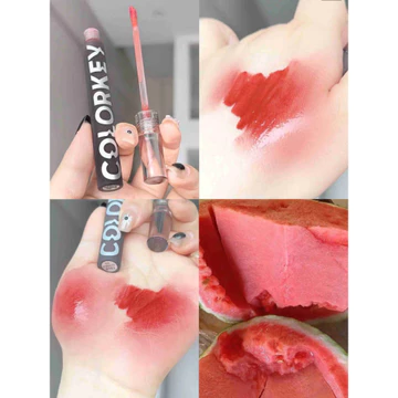 black rouge son bóng black rouge Colorkey Kolaqi Little Black Mirror Lip Glaze r739 Air Series Son Bóng Son Môi 605 Nhung r608 Thu Đông