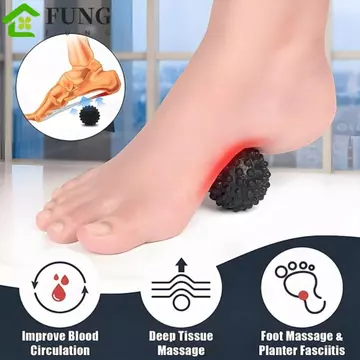 Bóng massage FUNG Yoga, Quả bóng massage thể dục đầy màu sắc lồi Point, Massage điểm hình chữ nhật cầm tay Thư giãn cơ bắp Bóng massage chân cho bàn chân / vai / cổ