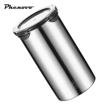 Hộp đựng cà phê Hộp đựng thực phẩm Hộp đựng nhà bếp Hộp đựng bằng thép không gỉ Hộp đựng kín khí Nắp kẹp lọ di động Thích hợp cho nhà bếp tắt