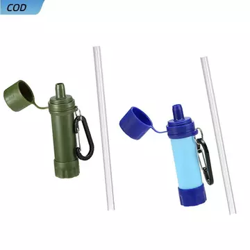 Cá tuyết ngoài trời uống lọc nước lọc khẩn cấp cuộc sống di động sống còn rơm lọc nước du lịch cắm trại Nguồn cung cấp
