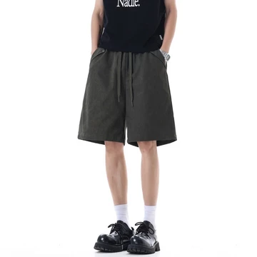 Quần short nam họa tiết rằn ri, kiểu dáng đa năng, quần short năm tấc, quần short rộng rãi, thoải mái, phù hợp cho nam giới trẻ và trung niên, quần short đi biển, quần short màu trơn, dáng dài vừa phả