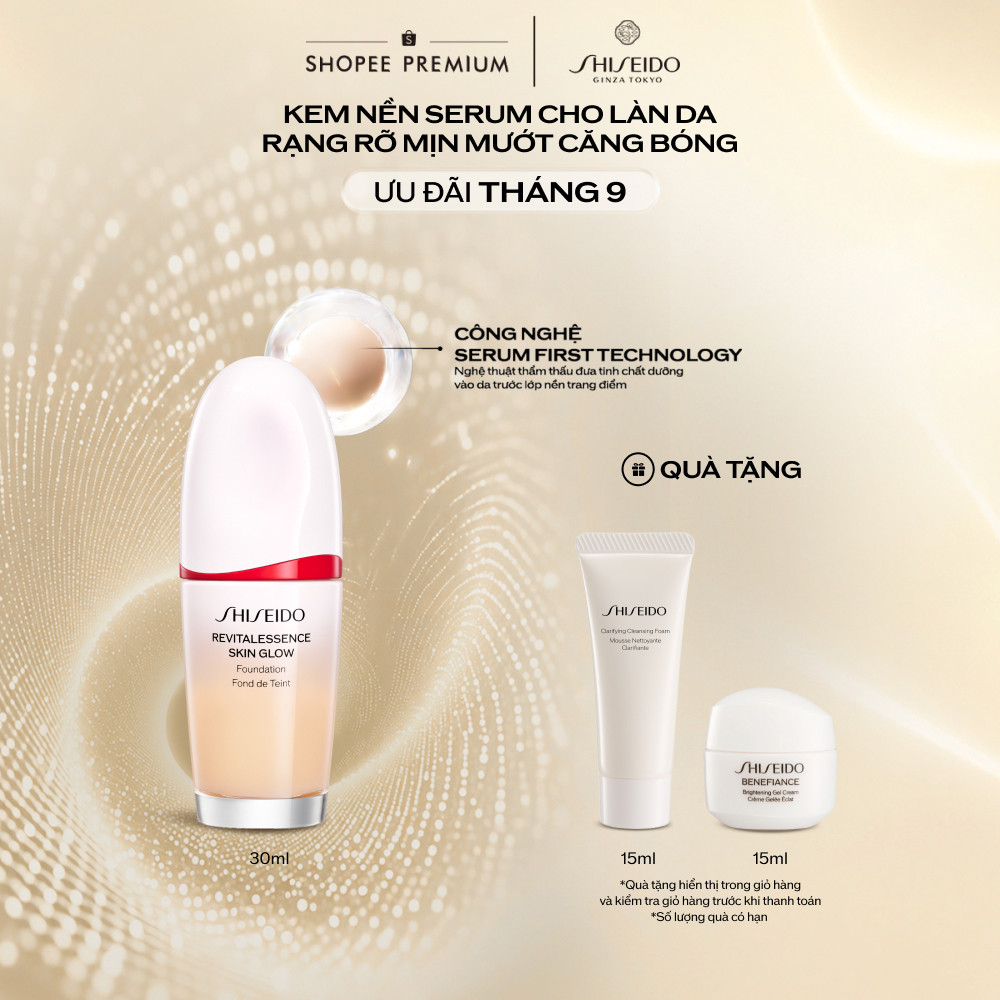 Kem nền Shiseido Revitalessence Skin Glow Foundation 30ml