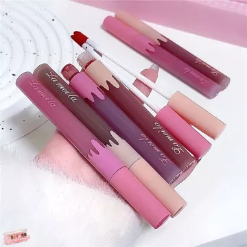 Son bóng LAMEILA làm trắng môi, dưỡng ẩm, lì, lâu trôi, màu son lâu trôi, son bóng dễ lên màu, lì, bền màu, trang điểm hàng ngày cho cô gái trẻ