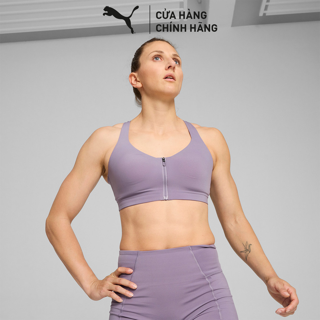 Áo Ngực Thể Thao Tập Luyện PUMA Nữ PWR SHAPELUXE BRA Pale Plum Màu Tím