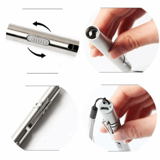 Đèn Led kẹp bút FANGHUI bằng thép không gỉ, dễ dàng sạc lại qua USB - Phù hợp cho học sinh và sử dụng linh hoạt mọi lúc mọi nơi