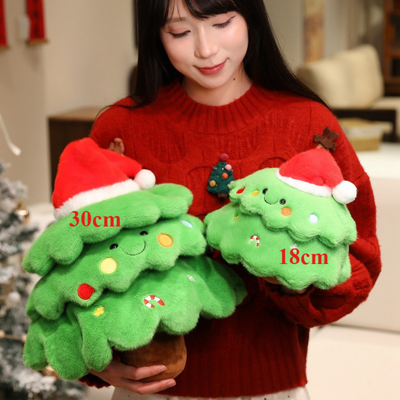 ((DANBAO) Quà tặng Giáng sinh sáng tạo Đồ chơi sang trọng Búp bê cây thông Noel dễ thương Bó hoa Giáng sinh Chất liệu ông già Noel Quà tặng mềm cho bạn bè Quà tặng Giáng sinh Đồ chơi DANBAO