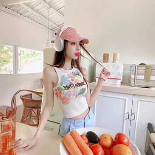 Mỹ Hot Girl Camisole nữ mùa hè, thiết kế slim-fit, phong cách tươi sáng