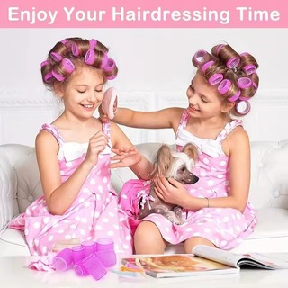 1 / 3 / 5 Cái DIY Lazy Bangs Curler dành cho nữ - Công cụ làm tóc con lăn không nhiệt tự cầm (Màu ngẫu nhiên)