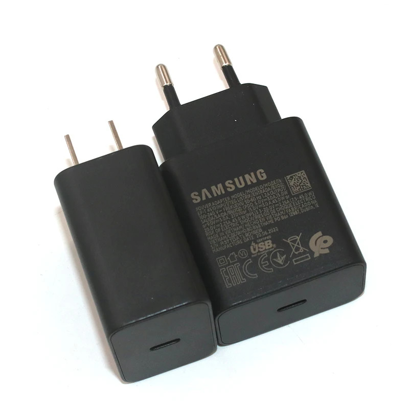 EP-T4510 SAMSUNG 45W PD PPS Bộ sạc GaN siêu nhanh EU / Mỹ chính hãng + Cáp 1.8M 5A Type C cho Galaxy S25 S24 FE Ultra A56 A55