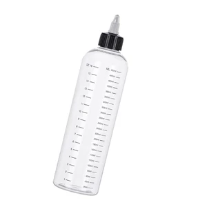MOON Hair Applicator Bóp Chai 500ml Hộp đựng chất lỏng có thể nhìn thấy trong suốt